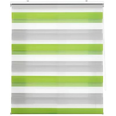 Decorblind Rollable Estor Dubbel Layer Natt och dag Installation Vägg eller Tak, Mätning Stor: 160x180 Bredd x Längd/Mätning Tyg Estor: 157x175 – Estor Tricolor Grå-Pistachio-Vit, Estor Fönster Decorblind Rollable Estor Dubbel Layer Natt och dag Installation Vägg eller Tak, Mätning Stor: 160x180 Bredd x Längd/Mätning Tyg Estor: 157x175 – Estor Tricolor Grå-Pistachio-Vit, Estor Fönster