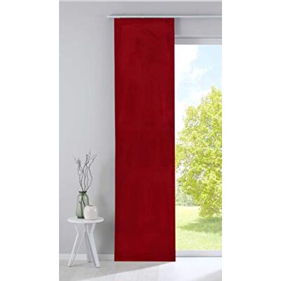 Gardinenbox Gardinlåda mörk ytförhäng skjutningsgardiner »Milano« sammet iögonfallande mörkläggningspanelbil besvärsstång, 100% polyester, röd, H x B 245 x 60 cm Gardinenbox Gardinlåda mörk ytförhäng skjutningsgardiner »Milano« sammet iögonfallande mörkläggningspanelbil besvärsstång, 100% polyester, röd, H x B 245 x 60 cm