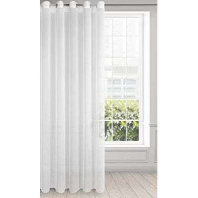 Eurofirany Ösensjal Rebecca, vit, 135 x 250 gardin, 100% polyester, 0,02 x 135 x 250 cm Eurofirany Ösensjal Rebecca, vit, 135 x 250 gardin, 100% polyester, 0,02 x 135 x 250 cm