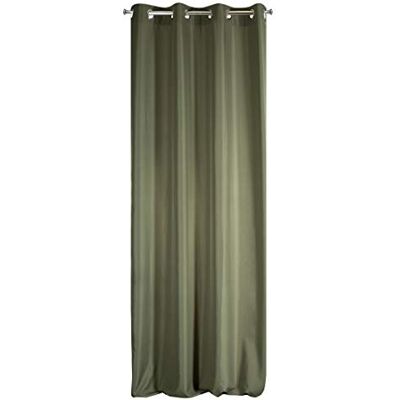 Eurofirany Adore gardin slät matt 8 öljetter mjuk gardin 1 st. Modern enkel sovrum barnrum vardagsrum, tyg, mörkgrön, 140 x 250 cm Eurofirany Adore gardin slät matt 8 öljetter mjuk gardin 1 st. Modern enkel sovrum barnrum vardagsrum, tyg, mörkgrön, 140 x 250 cm
