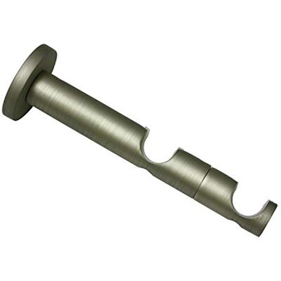 Gardinia Hållare, 2-spårig, öppen, för Ø 19 mm, Champagner, 9/6 cm, Metall Gardinia Hållare, 2-spårig, öppen, för Ø 19 mm, Champagner, 9/6 cm, Metall