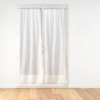 Douceur d'Intérieur , Rakt par stångpass (2 x 70 x 200 cm) Norine, vävd linneeffekt Douceur d'Intérieur , Rakt par stångpass (2 x 70 x 200 cm) Norine, vävd linneeffekt