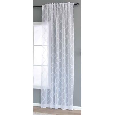 Gardinenbox Gardin H x B 245 x 145 cm natur Lacework "VALENCIA" multiband upphängning Scherli transparent linneutseende, 2023440 Gardinenbox Gardin H x B 245 x 145 cm natur Lacework "VALENCIA" multiband upphängning Scherli transparent linneutseende, 2023440