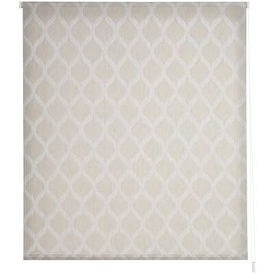Estoralis Davos modern design rullgardin genomskinlig nätgardin, färg beige 100 x 255 cm (bredd/höjd) tygstorlek 97 x 250 cm fönster- och dörrgardiner Estoralis Davos modern design rullgardin genomskinlig nätgardin, färg beige 100 x 255 cm (bredd/höjd) tygstorlek 97 x 250 cm fönster- och dörrgardiner