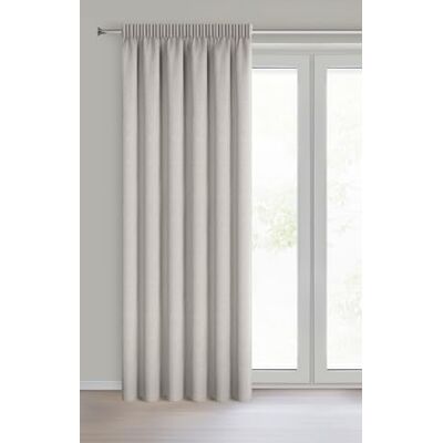 Eurofirany Carly 100% mörkläggningsgardin med veckband och tunnel, matt ogenomskinlig gardin för vardagsrum, sovrum, H 270 x B 140 cm (1-pack), beige Eurofirany Carly 100% mörkläggningsgardin med veckband och tunnel, matt ogenomskinlig gardin för vardagsrum, sovrum, H 270 x B 140 cm (1-pack), beige