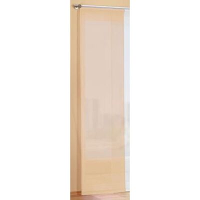 Gardinenbox Transparent enfärgad panel/glidgardin med tillbehör 85589, sand, 245 x 60 cm Gardinenbox Transparent enfärgad panel/glidgardin med tillbehör 85589, sand, 245 x 60 cm