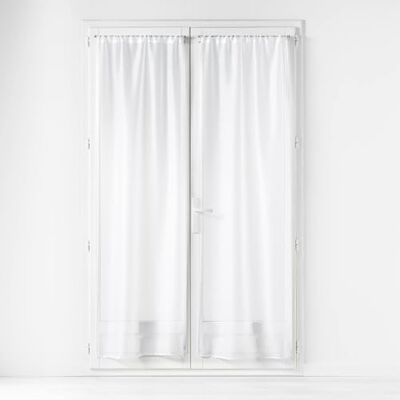 Douceur d'Intérieur , Rakt par stångpass (2 x 70 x 200 cm) Lissea vit, sandblästrad segel Douceur d'Intérieur , Rakt par stångpass (2 x 70 x 200 cm) Lissea vit, sandblästrad segel