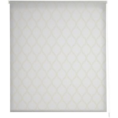 Estoralis Davos modern design rullgardin genomskinlig nätgardin, färg vit/beige 140 x 255 cm (bredd/höjd) tygstorlek 137 x 250 cm fönster- och dörrgardiner Estoralis Davos modern design rullgardin genomskinlig nätgardin, färg vit/beige 140 x 255 cm (bredd/höjd) tygstorlek 137 x 250 cm fönster- och dörrgardiner
