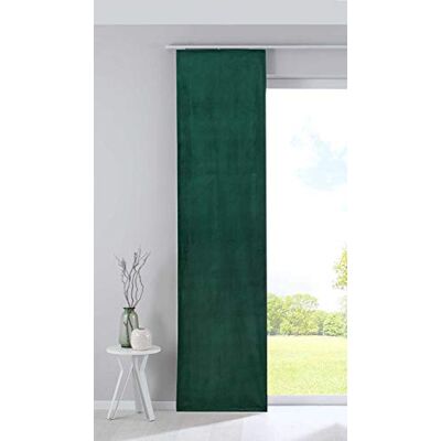 Gardinenbox Gardinlåda mörknar ytförhänge skyttegraner »Milano « sammet blicktät mörkläggning panelbil klöverstång, 100% polyester, grön, HxB 245 x 60 cm Gardinenbox Gardinlåda mörknar ytförhänge skyttegraner »Milano « sammet blicktät mörkläggning panelbil klöverstång, 100% polyester, grön, HxB 245 x 60 cm