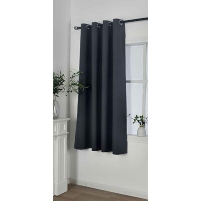 Gardinenbox Gardinlåda mörkläggningsgardin öljetter gardinomtag H x B 175 x 145 cm mörkgrå 100% mörkläggning "München Dark" treskiktsbindning fiskbensmönster 202410 Gardinenbox Gardinlåda mörkläggningsgardin öljetter gardinomtag H x B 175 x 145 cm mörkgrå 100% mörkläggning "München Dark" treskiktsbindning fiskbensmönster 202410