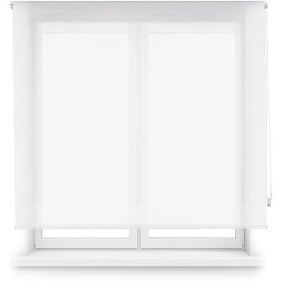 Decorblind Estor Rollable Fabric Screen Storlek: 120x250 Blixtminskning utan att ge upp ljus – Estor enkel installation vägg eller tak – Estor Fönster Färg: Vit Decorblind Estor Rollable Fabric Screen Storlek: 120x250 Blixtminskning utan att ge upp ljus – Estor enkel installation vägg eller tak – Estor Fönster Färg: Vit
