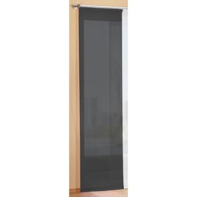 Svart polyester skjutgardin - Gardinbox Svart polyester skjutgardin - Gardinbox