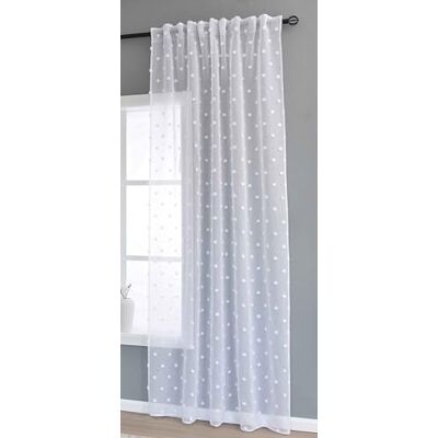 Gardinenbox Gardin HxB 245 x 145 cm natur snöflingor "Valencia" multiband upphängning Scherli transparent linneutseende, 2023450 Gardinenbox Gardin HxB 245 x 145 cm natur snöflingor "Valencia" multiband upphängning Scherli transparent linneutseende, 2023450
