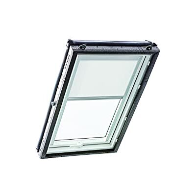 Roto Original Rollo Exclusiv ZRE för takfönster inre rullgardin för Designo R4/R7 och Classic 43/73 syn-, ljus- och bländskydd styrskena silver storlek 054/078 05/07 färg vit Roto Original Rollo Exclusiv ZRE för takfönster inre rullgardin för Designo R4/R7 och Classic 43/73 syn-, ljus- och bländskydd styrskena silver storlek 054/078 05/07 färg vit