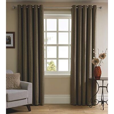 Sleepdown fiskbensmönstrad öljett ring övre fönstergardin helt fodrad 100% polyester sovrum vardagsrum 168 cm bredd x 183 cm hängande 2 paneler – naturlig Sleepdown fiskbensmönstrad öljett ring övre fönstergardin helt fodrad 100% polyester sovrum vardagsrum 168 cm bredd x 183 cm hängande 2 paneler – naturlig