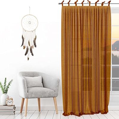 Soleil d'ocre Slöja på nouettes, Gul, 140 x 250 cm Soleil d'ocre Slöja på nouettes, Gul, 140 x 250 cm