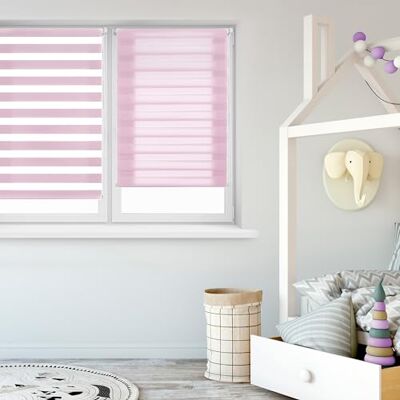 Blindecor Indus dubbel rullgardin klämfix utan borrning – duo rullgardin klämfix rosa – 47 x 180 cm (bredd x längd) tygstorlek 44 x 175 cm Blindecor Indus dubbel rullgardin klämfix utan borrning – duo rullgardin klämfix rosa – 47 x 180 cm (bredd x längd) tygstorlek 44 x 175 cm