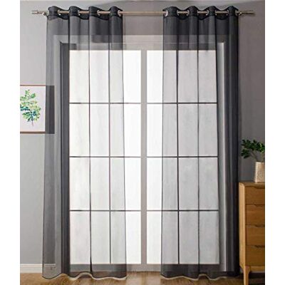 Gardinenbox Gardinlåda 2-pack set öglor transparent »Uni« Gardine Stores draperi öglor blybandstängning vardagsrum, 20332-cn2, 100% polyester, svart, H xB 175 x 140 cm Gardinenbox Gardinlåda 2-pack set öglor transparent »Uni« Gardine Stores draperi öglor blybandstängning vardagsrum, 20332-cn2, 100% polyester, svart, H xB 175 x 140 cm