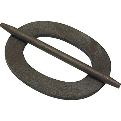 Gardinia Oval, för drapering av gardiner och gardiner, yttersida: Ø 12/9,5 cm, insida: Ø 6/8 cm, trä, wenge Gardinia Oval, för drapering av gardiner och gardiner, yttersida: Ø 12/9,5 cm, insida: Ø 6/8 cm, trä, wenge