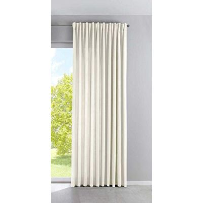 Gardinenbox Gardin ogenomskinlig "Palermo" H x B 250 x 300 cm, krämgardin, extra bred, matt, ljusgenomsläpplig dolda slingor, gardinband, 10002651 Gardinenbox Gardin ogenomskinlig "Palermo" H x B 250 x 300 cm, krämgardin, extra bred, matt, ljusgenomsläpplig dolda slingor, gardinband, 10002651