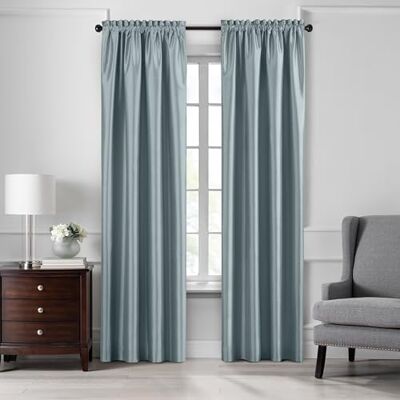 Elrene Home Fashions Colette faux silke mörkläggningsgardin panel, 132 cm x 213 cm (1, mineral Elrene Home Fashions Colette faux silke mörkläggningsgardin panel, 132 cm x 213 cm (1, mineral