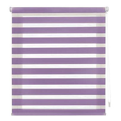 Decorblind Dubbelskikts rullgardin utan verktyg och ingen borrning, mått: 52 x 180 cm bredd x längd/mått gardinduk: 49 x 175 – rullgardin för natt och dag lila, fönstergardiner Decorblind Dubbelskikts rullgardin utan verktyg och ingen borrning, mått: 52 x 180 cm bredd x längd/mått gardinduk: 49 x 175 – rullgardin för natt och dag lila, fönstergardiner