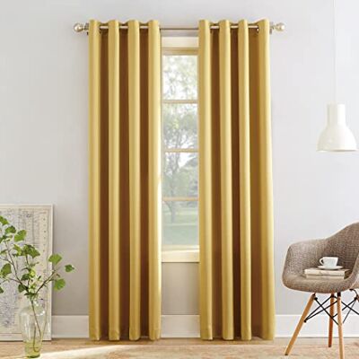 Sun Zero Barrow Energy Efficient Grommet Curtain Panel Pair Sun Zero Barrow Energy Efficient Grommet Curtain Panel Pair