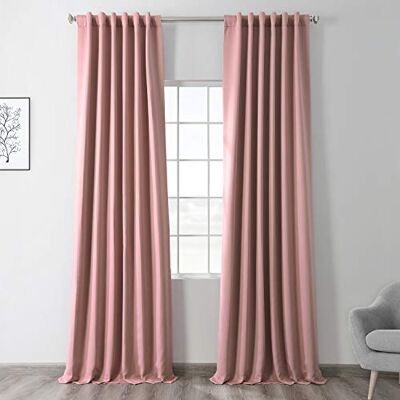 HPD Half Price Drapes Mörkläggningsgardin för sovrum och vardagsrum, 1 st, BOCH-171518-96, 127 x 244 cm, Fresco Blush HPD Half Price Drapes Mörkläggningsgardin för sovrum och vardagsrum, 1 st, BOCH-171518-96, 127 x 244 cm, Fresco Blush