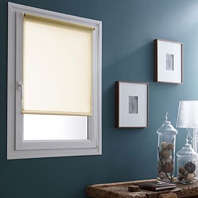 MADECOSTORE rullgardin, beige, B 45 x H170 cm (tyg L42cm) MADECOSTORE rullgardin, beige, B 45 x H170 cm (tyg L42cm)