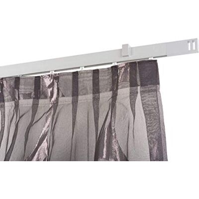 InCasa gardinstång: 32 x 12 mm, längd 140 cm, satin aluminium InCasa gardinstång: 32 x 12 mm, längd 140 cm, satin aluminium