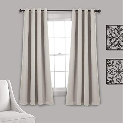 Lush Decor Insulated Grommet Blackout Window Curtain Panels, Pair, 52" W x 63" L, Wheat Classic Modern Design Chic Window Decor Curtains For Living Room, Bedroom, Or Dining Room Lush Decor Insulated Grommet Blackout Window Curtain Panels, Pair, 52" W x 63" L, Wheat Classic Modern Design Chic Window Decor Curtains For Living Room, Bedroom, Or Dining Room