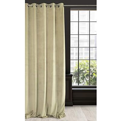 Eurofirany RIA Mörkläggningsgardin, Ogenomskinlig, Satänggardin med Öljetter 1st. Extra Lång Gardin, Elegant, Vanlig, Vardagsrum, Sovrum, Densitet 290 g/m², 140x250 cm, Beige Eurofirany RIA Mörkläggningsgardin, Ogenomskinlig, Satänggardin med Öljetter 1st. Extra Lång Gardin, Elegant, Vanlig, Vardagsrum, Sovrum, Densitet 290 g/m², 140x250 cm, Beige