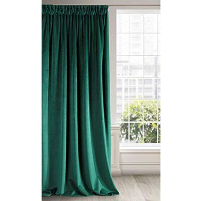 Eurofirany RIA Mörkläggningsgardin, Ogenomskinlig, Satänggardin med Gardintejp 1st. Extra Lång Gardin, Elegant, Vanlig, Vardagsrum, Sovrum, Densitet 290 g/m², 140x270 cm, Mörkgrön Eurofirany RIA Mörkläggningsgardin, Ogenomskinlig, Satänggardin med Gardintejp 1st. Extra Lång Gardin, Elegant, Vanlig, Vardagsrum, Sovrum, Densitet 290 g/m², 140x270 cm, Mörkgrön