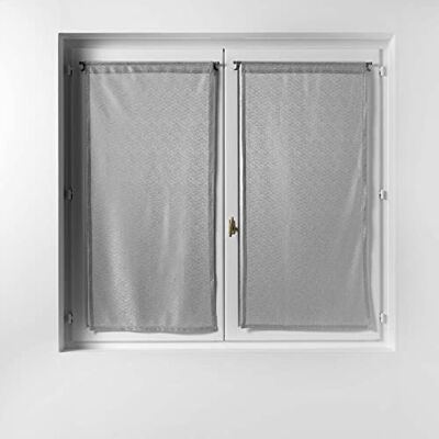 Douceur d'Intérieur mjukhet i interiören, par raka veilage passerar stång 2 x 60 x 120 cm mesh, grå kastilian Douceur d'Intérieur mjukhet i interiören, par raka veilage passerar stång 2 x 60 x 120 cm mesh, grå kastilian