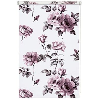 Gardinia Wohnidee Rollo dagsljus klämmor, limning eller skruvar, ogenomskinlig, alla monteringsdelar ingår, tyg, rosévit/rosa, 60 x 150 Gardinia Wohnidee Rollo dagsljus klämmor, limning eller skruvar, ogenomskinlig, alla monteringsdelar ingår, tyg, rosévit/rosa, 60 x 150