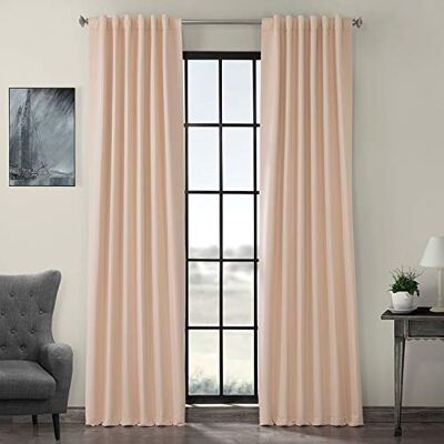 HPD Half Price Drapes Mörkläggningsgardin för sovrum och vardagsrum, 1 st, 127 x 305 cm, Bellini Peach HPD Half Price Drapes Mörkläggningsgardin för sovrum och vardagsrum, 1 st, 127 x 305 cm, Bellini Peach