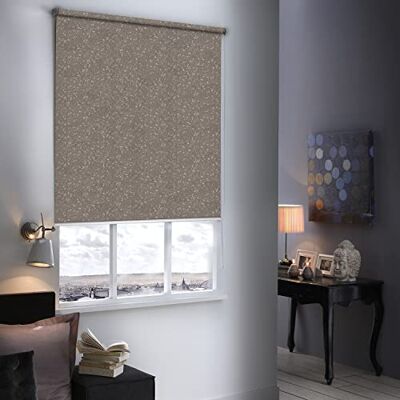 MADECOSTORE Glitter ockult rullgardin must-sortiment taupe L64 x H190 cm (tyg L60cm) MADECOSTORE Glitter ockult rullgardin must-sortiment taupe L64 x H190 cm (tyg L60cm)