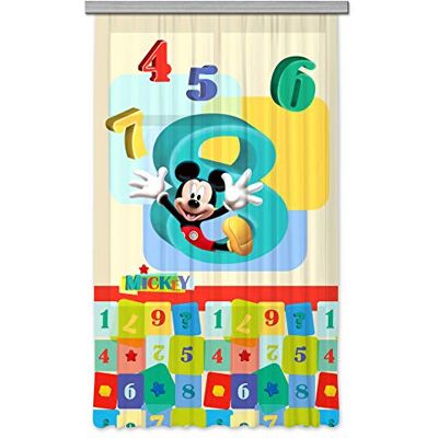 AG Design Disney Musse Pigg Barnrumsgardin/gardin, tyg, flerfärgad, 140 cm x 245 cm AG Design Disney Musse Pigg Barnrumsgardin/gardin, tyg, flerfärgad, 140 cm x 245 cm