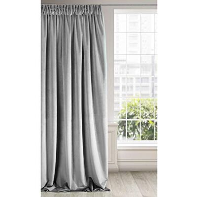 Eurofirany RIA Mörkläggningsgardin, Ogenomskinlig, Satänggardin med Gardintejp 1st. Extra Lång Gardin, Elegant, Vanlig, Vardagsrum, Sovrum, Densitet 290 g/m², 140x270 cm, Stål Eurofirany RIA Mörkläggningsgardin, Ogenomskinlig, Satänggardin med Gardintejp 1st. Extra Lång Gardin, Elegant, Vanlig, Vardagsrum, Sovrum, Densitet 290 g/m², 140x270 cm, Stål
