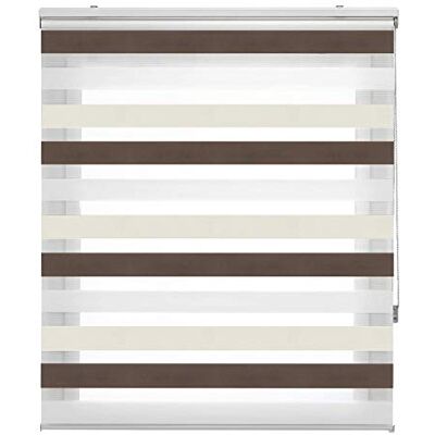 Estoralis LORAS dubbel rullgardin dag och natt, brun beige, 145 x 175 cm Estoralis LORAS dubbel rullgardin dag och natt, brun beige, 145 x 175 cm