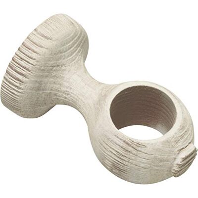 Gardinia , kort hållare, för gardinstänger av ek (5,5 cm, Ø 25 mm) Gardinia , kort hållare, för gardinstänger av ek (5,5 cm, Ø 25 mm)