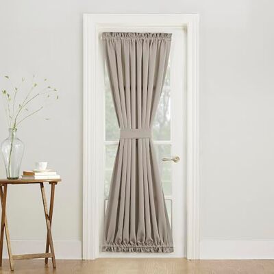 Sun Zero Barrow energieffektiv uteplats dörr gardin panel, 54 tum x 72 tum, svart 54" x 72" Door Panel Stone Beige Sun Zero Barrow energieffektiv uteplats dörr gardin panel, 54 tum x 72 tum, svart 54" x 72" Door Panel Stone Beige