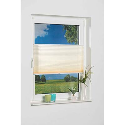 Khome K-home Klemmfix plissé, kräm, 100 cm x 130 cm (B x L) Khome K-home Klemmfix plissé, kräm, 100 cm x 130 cm (B x L)