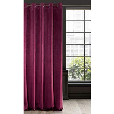 Eurofirany RIA Mörkläggningsgardin, Ogenomskinlig, Satänggardin med Öljetter 1st. Extra Lång Gardin, Elegant, Vanlig, Vardagsrum, Sovrum, Densitet 290 g/m², 140x250 cm, Mörkröd Eurofirany RIA Mörkläggningsgardin, Ogenomskinlig, Satänggardin med Öljetter 1st. Extra Lång Gardin, Elegant, Vanlig, Vardagsrum, Sovrum, Densitet 290 g/m², 140x250 cm, Mörkröd