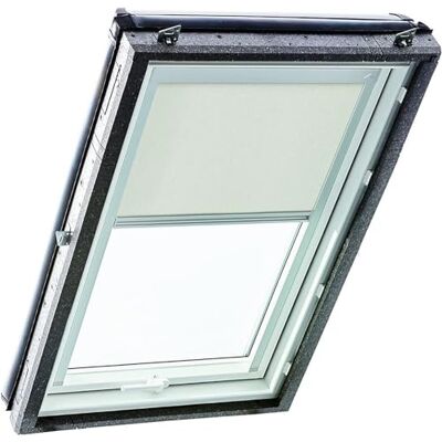 Roto Original Rollo Exclusiv ZRE för takfönster daglig ljustrollo, styrskena silver för takfönster i serien Designo R4/R7 och Classic 43/73 med storlek 094/098 09/09, färg ljusgrå Roto Original Rollo Exclusiv ZRE för takfönster daglig ljustrollo, styrskena silver för takfönster i serien Designo R4/R7 och Classic 43/73 med storlek 094/098 09/09, färg ljusgrå