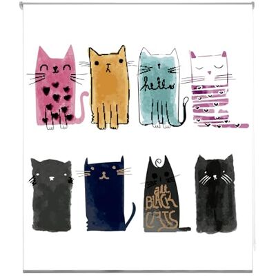Estoralis A-233 rullgardin genomskinlig digital polyester, flerfärgad, 150 x 175 cm Estoralis A-233 rullgardin genomskinlig digital polyester, flerfärgad, 150 x 175 cm