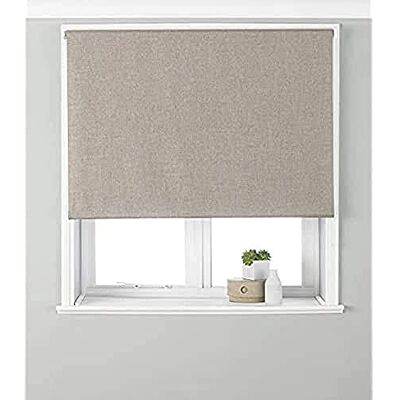 RIVA Home Eclipse mörkläggningsrullgardiner, polyester, naturlig, 61 x 162 cm RIVA Home Eclipse mörkläggningsrullgardiner, polyester, naturlig, 61 x 162 cm