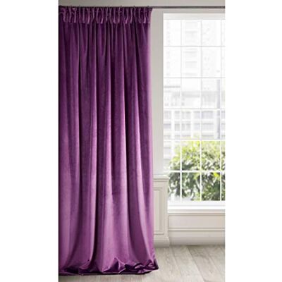 Eurofirany RIA Mörkläggningsgardin, Ogenomskinlig, Satänggardin med Gardintejp 1st. Extra Lång Gardin, Elegant, Vanlig, Vardagsrum, Sovrum, Densitet 290 g/m², 140x270 cm, Violett Eurofirany RIA Mörkläggningsgardin, Ogenomskinlig, Satänggardin med Gardintejp 1st. Extra Lång Gardin, Elegant, Vanlig, Vardagsrum, Sovrum, Densitet 290 g/m², 140x270 cm, Violett