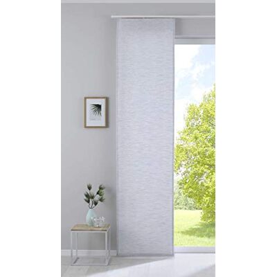 Gardinenbox Gardinlåda ytgardin med jacquardmönster och effektgarn H x B 245 x 60 cm aqua "Sivas" skjutgardin, panelvagn, modernt utseende, 20190351 Gardinenbox Gardinlåda ytgardin med jacquardmönster och effektgarn H x B 245 x 60 cm aqua "Sivas" skjutgardin, panelvagn, modernt utseende, 20190351