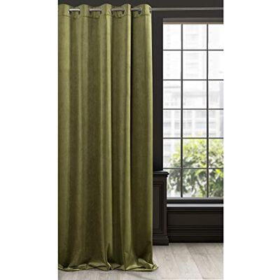 Eurofirany RIA Mörkläggningsgardin, Ogenomskinlig, Satänggardin med Öljetter 1st. Extra Lång Gardin, Elegant, Vanlig, Vardagsrum, Sovrum, Densitet 290 g/m², 140x250 cm, Olivegrön Eurofirany RIA Mörkläggningsgardin, Ogenomskinlig, Satänggardin med Öljetter 1st. Extra Lång Gardin, Elegant, Vanlig, Vardagsrum, Sovrum, Densitet 290 g/m², 140x250 cm, Olivegrön